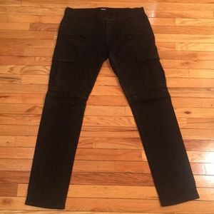 HUDSON BLACK DENIM JEANS